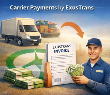 Транспортен превозвач получава плащане и фактура от ExusTrans след завършена доставка